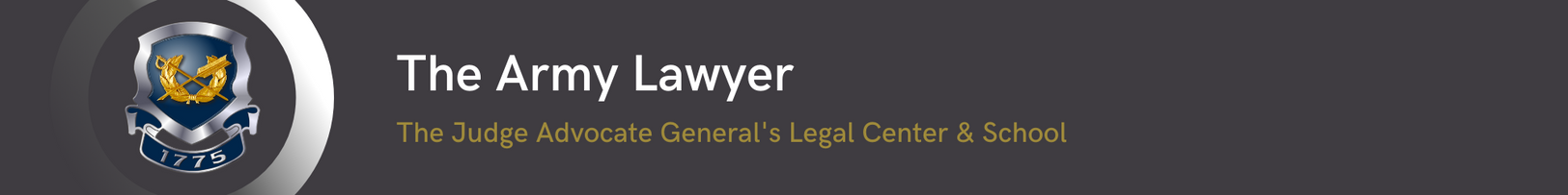 The Army Lawyer Archives Banner